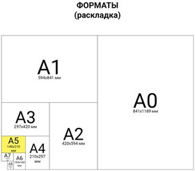 Фото 1/10 Тетрадь бумвинил А5, 48 л., скоба, офсет №2 ЭКОНОМ, клетка, с полями, STAFF, СИНИЙ, 402018