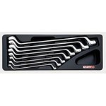 GAAT0802, Набор-сет ключей накидн.75° 6-22мм 8шт. 136х364мм TOPTUL (GAAT0802)