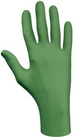Фото 1/2 SHO61104, 6110PF Green Powder-Free Nitrile Disposable Gloves, Size 10, XL, Food Safe, 100 per Pack