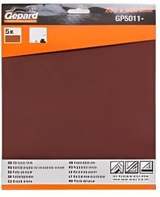 GP5011800, GP5011-800 Наждачная бумага 230х280мм Р800 бум.осн. 5шт.