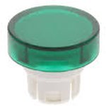 Actuator lens; 22mm; 61; green transparent; plastic; ø15.8mm