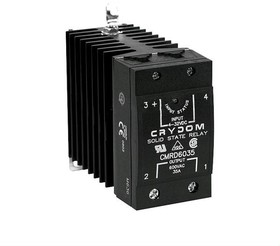 Фото 1/2 CMRD6045, Solid State Relay w/Heat Sink - 4-32 VDC Control - 45 A Max Load - 48-660 VAC Operating - Zero Voltage - LED Inpu ...