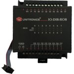 IO-DI8-RO8 Комбинированный модуль дискретного ввода/вывода 8DI, 8RO, 24VDC Unitronics