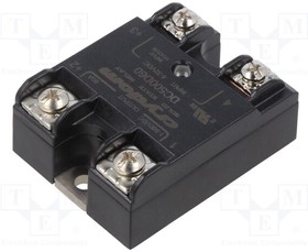 Фото 1/2 DC500D60, Solid State Relay - 4-32 VDC Control Voltage Range - 60 A Maximum Load Current - 1-500 VDC Operating Voltage Rang ...