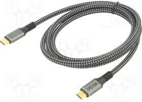 Фото 1/10 CU541M-1.2M, Cable; Thunderbolt 3,USB 4.0; USB C plug,both sides; 1.2m; PVC