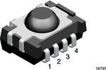 Фото 1/3 TSOP6238TT, IR Remote Receiver 38kHz 100° 18m 4-Pin SMD T/R