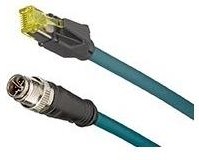 120341-0508, Ethernet Cables / Networking Cables CSE DE M12 CAT6A XC RJ45 8P MA STR 20M