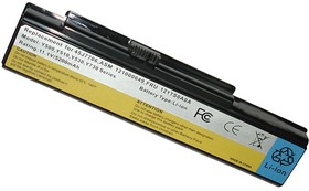 Аккумуляторная батарея для ноутбука Lenovo IdeaPad Y510 (121000650) 5200mAh OEM черная