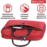 Сумка портфель BRAUBERG DANDY с отделением для ноутбука 15,6", 3 кармана ...