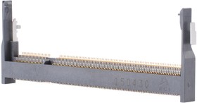 10033853-152FSLF, DDR2 SO-DIMM, Storage and Server Connector, Right Angle, Surface Mount, 200 Position, Standard Type, 0.60mm (0.024in) Pitc