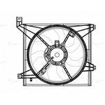 LFK0820, Вентилятор радиатора KIA Cerato I (04-) 1.6i/2.0i (с кожухом) (LFK 0820)