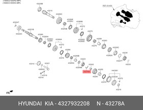 4327932208, СТОПОРНОЕ КОЛЬЦО КПП