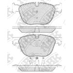 Колодки передние BMW X5-E70/F15 / X6-E71/F16 NIBK PN0094