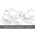 Капот передний NISSAN F5100HX7AA