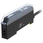 Plastic Fibre Optic Sensor 0.01 mm, NPN Output IO-Link, 1.44 W, IP54, 24 V dc