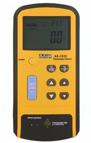 Фото 1/2 AX-C830, Измеритель: калибратор, термопар, ВDC: -10-75мВ, Единицы: °C, °F