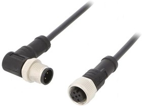 Фото 1/2 M12A04FL-12AMR-SB001, Sensor Cables / Actuator Cables M Series, M12, 4A, 04 Pins, Overmolded, Straight