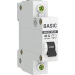 Выключатель нагрузки 1п 40А ВН-29 Basic EKF SL29-1-40-bas