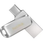 Флеш-память SanDisk Ultra Dual Drive 1TB/USB-3.2/серебр (SDDDC4-1T00-G46)