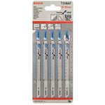 Пилки для лобзика 5шт T 318 AF Flexible for Metal, BIM | 2608634241 | BOSCH