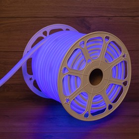 Фото 1/7 131-083, Гибкий неон LED SMD, форма - D, 16х16 мм, синий, 144 LED/м, бухта 50 м