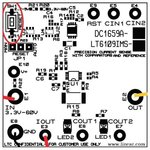 DC1659A-B, Amplifier IC Development Tools LT6109-2 - High Side Current Sense with