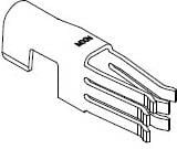 46819-0012 (Loose Piece), Power to the Board EXTMG TERM 8AWG FEM Loose PC