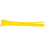 Нейлоновые стяжки КСС 8х400 желтый 100 штук 52185
