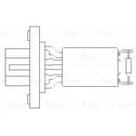 LFR1076, Резитсор электровентилятора отопителя Focus II (05-)/Mondeo IV (07-)