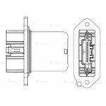 LFR 2549, Резистор отопителя Mazda 3 (BL) 09- (manual A/C) Luzar