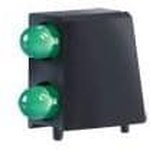 WP7104ALUP/2GD-0L, LED Circuit Board Indicators Green Green Diffused 568nm 20mcd