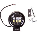 S08401038, Фара светодиодная OFF ROAD 116*116(137)*60мм круглая 12V/24V 30W ...