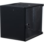 Шкаф 19 Дюймов Телекоммуникационный 9U 520Х400 мм Настенный, Чёрный P095240BWTWOF