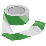 Green, White High-Density Polyethylene 100m Barrier Tape, 0.02mm Thickness