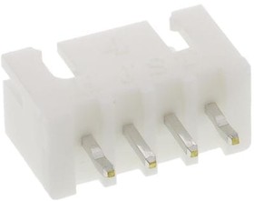 Фото 1/6 B4B-XH-A (LF)(SN), Wire-board; socket; male; XH; 2.5mm; PIN: 4; THT; 250V; 3A; -25?85°C