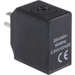 V10025-A19, 220/240 V ac Solenoid Valve Coil