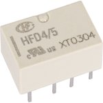 HFD4/5 (IM03TS) (1-1462037-8), Реле 2 переключ. 5VDC, 2A/250VAC DPDT