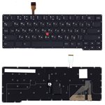 Клавиатура для ноутбука Lenovo ThinkPad Yoga X1 2nd 3rd Gen черная с трекпойнтом ...