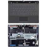 Клавиатура (топ-панель) для ноутбука Lenovo Legion Y740-15 черная с черным ...