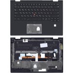 Клавиатура (топ-панель) для ноутбука Lenovo ThinkPad Yoga X1 2nd Gen 2017 черная ...
