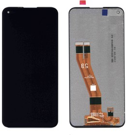Дисплей (экран) в сборе с тачскрином для Nokia 5.4 черный