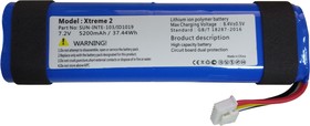 Фото 1/2 Аккумулятор OEM 103/ID1019 для акустики Xtreme 2 7.2V 5200mAh