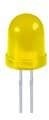 WP793YD, Standard LEDs - Through Hole YELLOW DIFFUSED