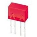 WP835/2IDT, LED Bars & Arrays Red 625nm 10mcd Diffused Light Bar