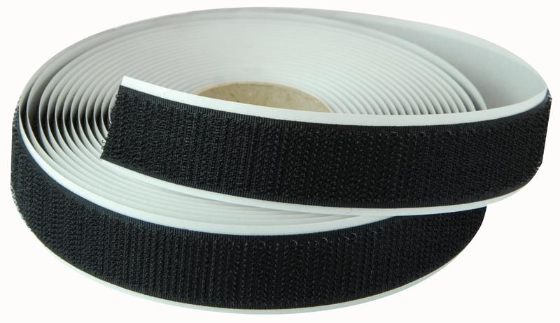 10321 VELCRO Brand Hook Only Self Adhesive Rolls 20mm x 5m Black
