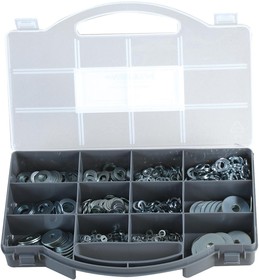 Фото 1/2 477005, M6 - M12 Assorted BZP Washer Pack, 1000 Piece