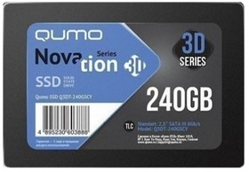 Фото 1/5 QUMO SSD 240GB Novation TLC Q3DT-240GSCY {SATA3.0}
