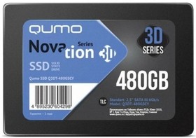 Фото 1/5 QUMO SSD 480GB QM Novation Q3DT-480GSCY {SATA3.0}