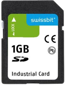 SFSD1024L1AS1TO- I-DF-221-STD, Memory Cards Industrial SD Card, S-600, 1 GB, SLC Flash, -40C to +85C