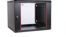 Фото 1/10 ЦМО Шкаф телекоммуникационный настенный разборный 15U (600х520) дверь стекло,цвет черный (ШРН-Э-15.500-9005) (1 коробка)